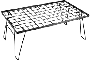 キャンピングムーン(CAMPING MOON) フィールドラック グラウンドラック 折り畳みラック 黒メッキスチール製 T-230