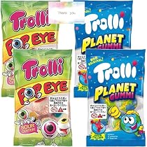 Amazon | 【セット販売】トローリ 目玉グミ 地球グミ75g 各2袋セット