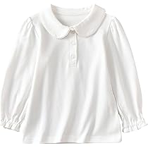 Amazon | [LSMUDKINGDOM] ポロシャツ 長袖 キッズ 女の子 トップス