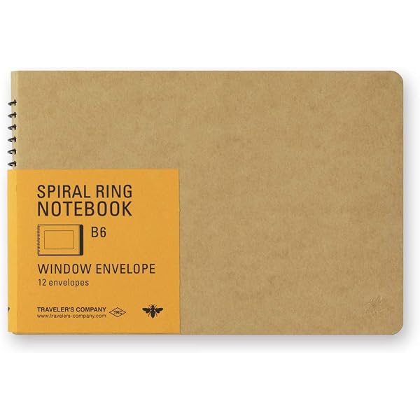 Amazon | DESIGNPHIL トラベラーズカンパニー ノート スパイラルリング