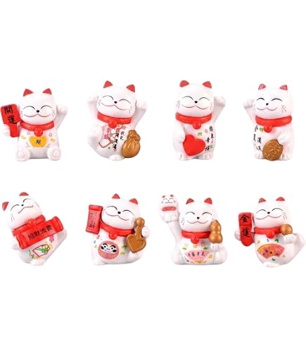 Amazon.co.jp : 薬師窯 錦彩 七福神 招き猫セット(小) : ホーム＆キッチン
