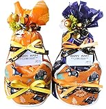 ハロウィン かぼちゃ オムツケーキ 出産祝い よだれかけ ベビー 子供 飾り (Sパンパース, パープル)