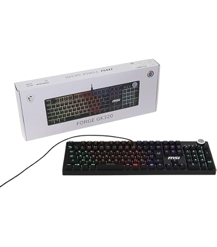 Amazon.co.jp: MSI VIGOR GK50 ELITE TKL KALIH RED 赤軸リニア