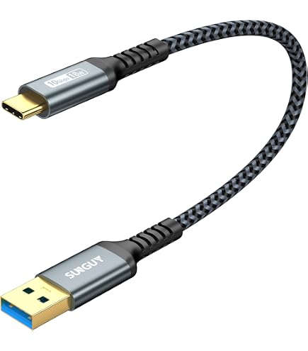 Goobay 2in1 USB-C Kabel Mit Adapter – 2m Textilkabel, 60W, 480 Mbit/s, Knickschutz