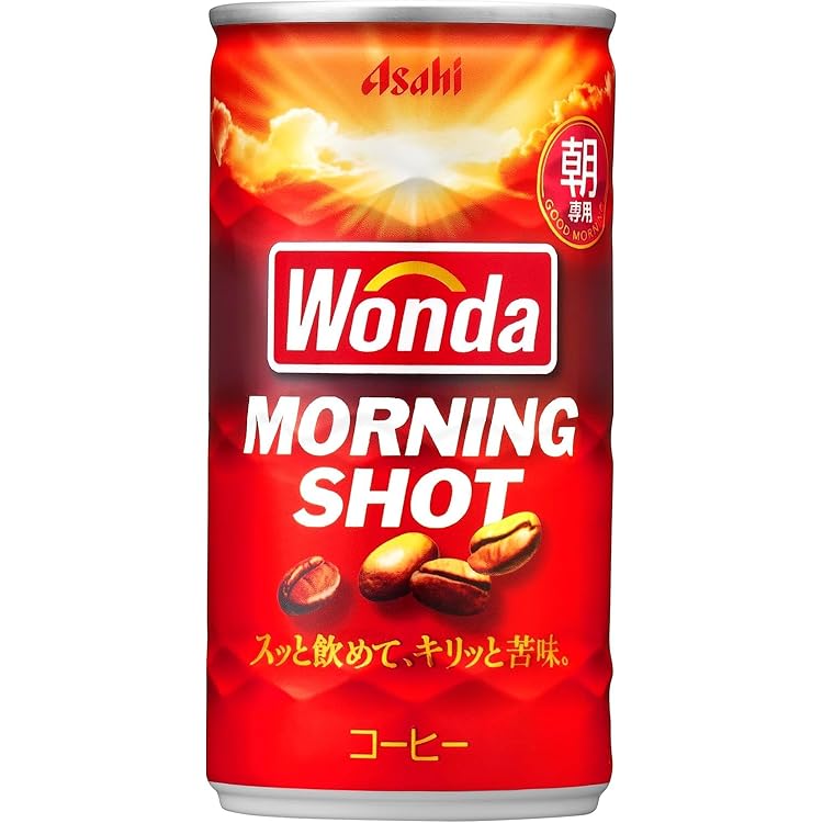 Amazon.co.jp: アサヒ WONDA モーニングショット （185g×30本）×3箱