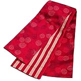 [越前屋] 浴衣帯 和風館 半幅帯 Ladies obi 半巾帯 ぐるぐるドット/ストライプ 両面帯 全通帯 リバーシブル帯 小袋帯 日本製