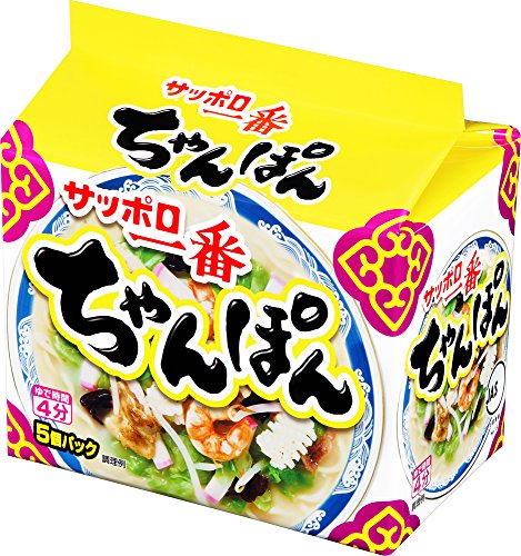 サッポロ一番 ちゃんぽん 5個パック 495g×6個 - 