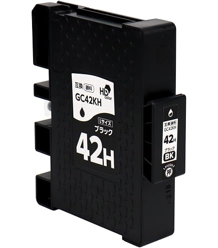 Amazon.co.jp: RICOH(リコー)用 GC42H ブラック 5本セット Lサイズ