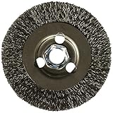 Bosch WB569 4-Inch Crimped Carbon Steel Wire Wheel, 5/8-Inch x 11 Thread Arbor [並行輸入品]