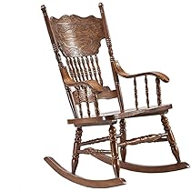 さー　レトロ　高級木製　ロッキングチェア　美品 アームチェア・ロッキングチェア – アンティーク家具と雑貨の店