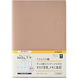 能率 NOLTY 手帳 2024年 4月始まり A5 ウィークリー アクセス 5 ピンクベージュ 9684