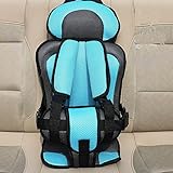 安全チャイルドシート 簡単脱着 簡易型ベビーシート 青