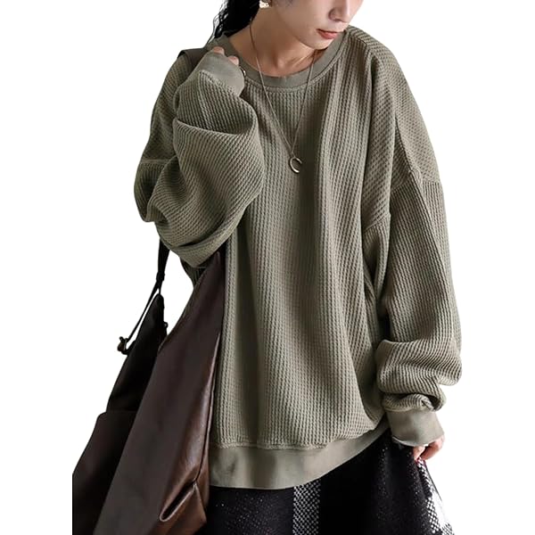 Amazon.co.jp: [antiqua] [アンティカ] ワッフル 布帛 シャツ