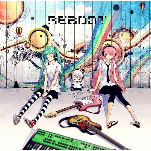 Amazon Reboot ジャケットイラスト Redjuice 数量限定 Reboot特製キーホルダー ストラップ付 ジミーサムp アニメ ミュージック