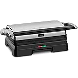 Cuisinart GR-11 グリドラー 3イン1 グリル パニーニ プレス シルバー [並行輸入品]
