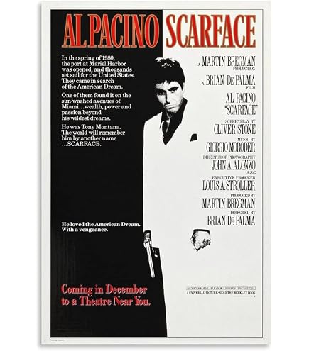 Amazon.co.jp: 映画ポスター スカーフェイス アルパチーノ SCARFACE 24