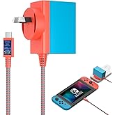 Switch AC Adapter, Fast Charger for Nintendo Switch/Switch Lite/Switch OLED, 39W 15V/2.6A Output Support TV Mode and Dock Sta