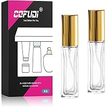 Amazon.co.jp: アトマイザー 10ml 香水スプレーボトル 2本 透明