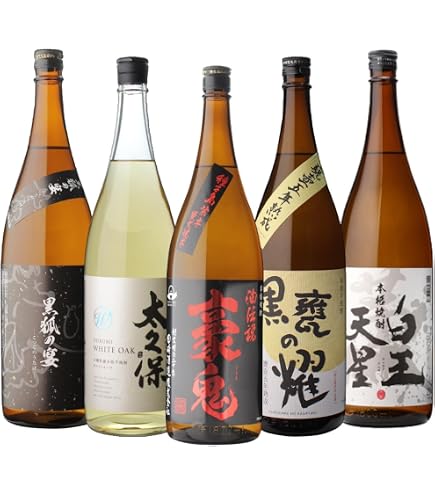 Amazon.co.jp: 夏季限定5本セット 芋焼酎 1800ml 5本 氷輪徹宵 いるか