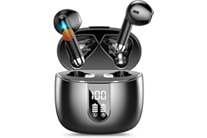 イヤホン bluetooth ワイヤレス【2025最新ブルートゥース イヤホン】Bluetooth5.4 ENC通話ノイズキャンセリング HiFi音質 ブルートゥースイヤホン 長時間再生 自動ペアリング 最大40時間再生タッチコントロール LEDディ