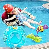 Sealive Blue/Pink Popular Kids Inflatable Safety Seat Pool Float Swimming Toy With Handle,Puls Batht