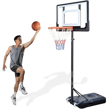 新品 移動式バスケットゴール ブラック 571-220 Amazon | Spalding 54インチ プラチナム TF ポータブル バスケ