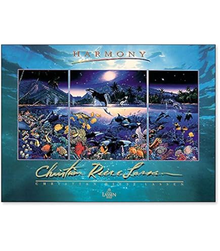 Amazon.co.jp: ポスター クリスチャン ラッセン オーシャン ロアー