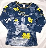 University of Michigan Women 's Fancy TシャツWolverines Small