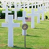 Trentonギフト海兵隊 – Militaryマーカーwith American Flag、海兵隊 – Military Stake with American Flag