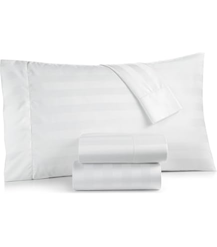 Amazon｜Charter Club ダマスクストライプ 550スレッドカウント