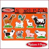 Melissa&Doug メリッサ＆ダグ サウンドパズル ファームアニマル
