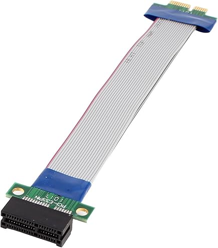 Amazon.co.jp: PCI-E 1X スロットライザー延長ケーブル フレックス延長