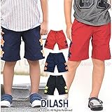 (ディラッシュ) DILASH初夏'16/星ツイルワッペン付きダンプワッシャーハーフパンツ 140 ネイビー