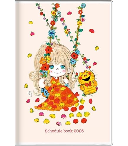 Amazon.co.jp: サンスター文具 水森亜土 2024年 手帳 ウィークリー B6