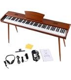 Amazon | KIMFBAY 電子ピアノ 88鍵盤 木製 電子 ピアノ 88鍵 Digital