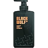 BLACK WOLF(ブラックウルフ) プレミアム スカルプシャンプー380mL 黒髪に根元からボリューム感/シトラスグリーンの香り/独自のブラックアクティブ処方
