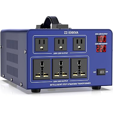 【値下げ】【変圧器】ダウントランス　ヨーロッパ 海外用変圧器（ダウントランス）A・B・Cプラグ対応 | ヤザワ