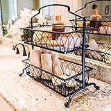 Giftburg Two-Tier Wrought-Iron Basket by Giftburg