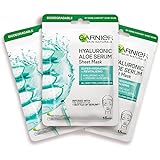 Garnier Hydra Bomb Hyaluronic Aloe Vera Serum Sheet Mask 3 Pack