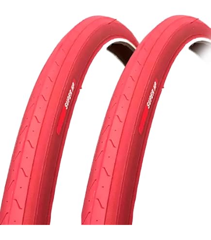 Amazon | 700 23c タイヤ 2本セッ ピンク カラータイヤ 700 x 23c