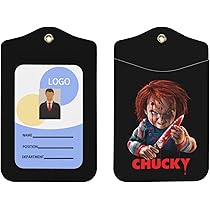 Amazon | [ZXA] 名札ケース チャッキー チャイルドプレイ ホラー 首 