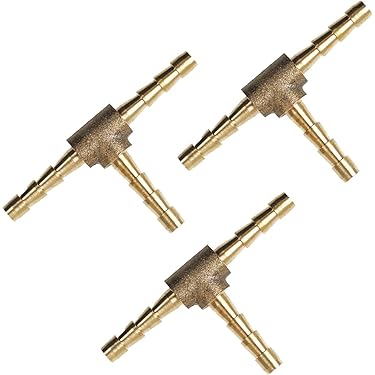 コーナーホース アダプタ 5個 3/8.6mm L字ホースクリップ 0613口金具シート面変更アダプタ(1004→1005) サイズ：2分 1/4