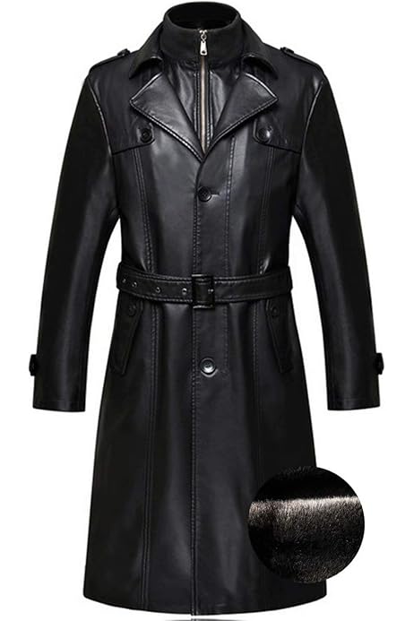 美品 PPFM オールレザー ロングコート ジャケット 比翼 フリーサイズ 