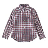 Polo Ralph Lauren/ポロ ラルフ ローレン　Cotton poplin shirt　【321630408004(828874)】 （サイズ：3T、カラー：Red/White） [並行輸