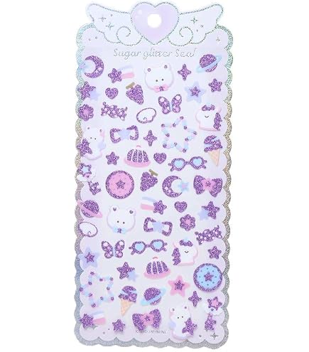 Amazon.co.jp: カミオジャパン シール SUGAR GLITTER SEAL トゥインク