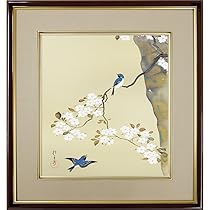 酒井抱一　　紙本彩色画　【　雪中水仙に小禽図　】　落款印譜　掛軸一幅　377 酒井抱一 紙本彩色画 【 雪中水仙に小禽図 】 落款印譜