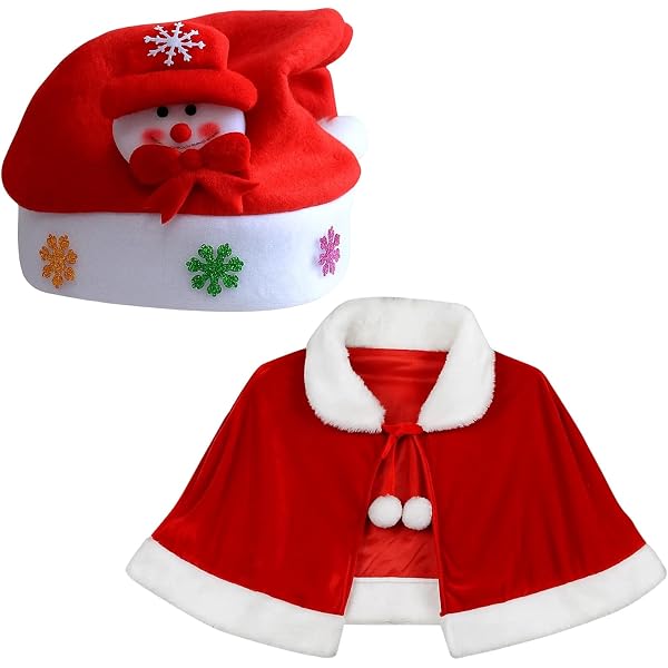145★クリスマスお洋服　お帽子セット Amazon.co.jp: [KEKVE] クリスマス 衣装 2点セット サンタ 衣装 帽子