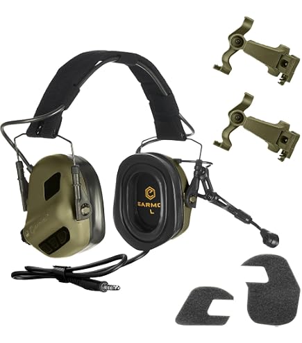 Amazon.co.jp: EARMOR - M32X タクティカルヘッドセット ARCヘルメット