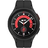 Galaxy Watch5 Pro 45mm｜ブラックチタニウム｜スマートウォッチ 本体 端末｜Samsung純正 国内正規品｜Wear OS Powered by Samsung｜最大80時間のバッテリー持続時間｜SM-R920NZKAXJP