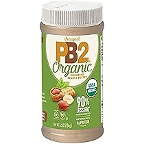 Amazon.co.jp: PB2オーガニックパウダーピーナッツバター(脂肪90